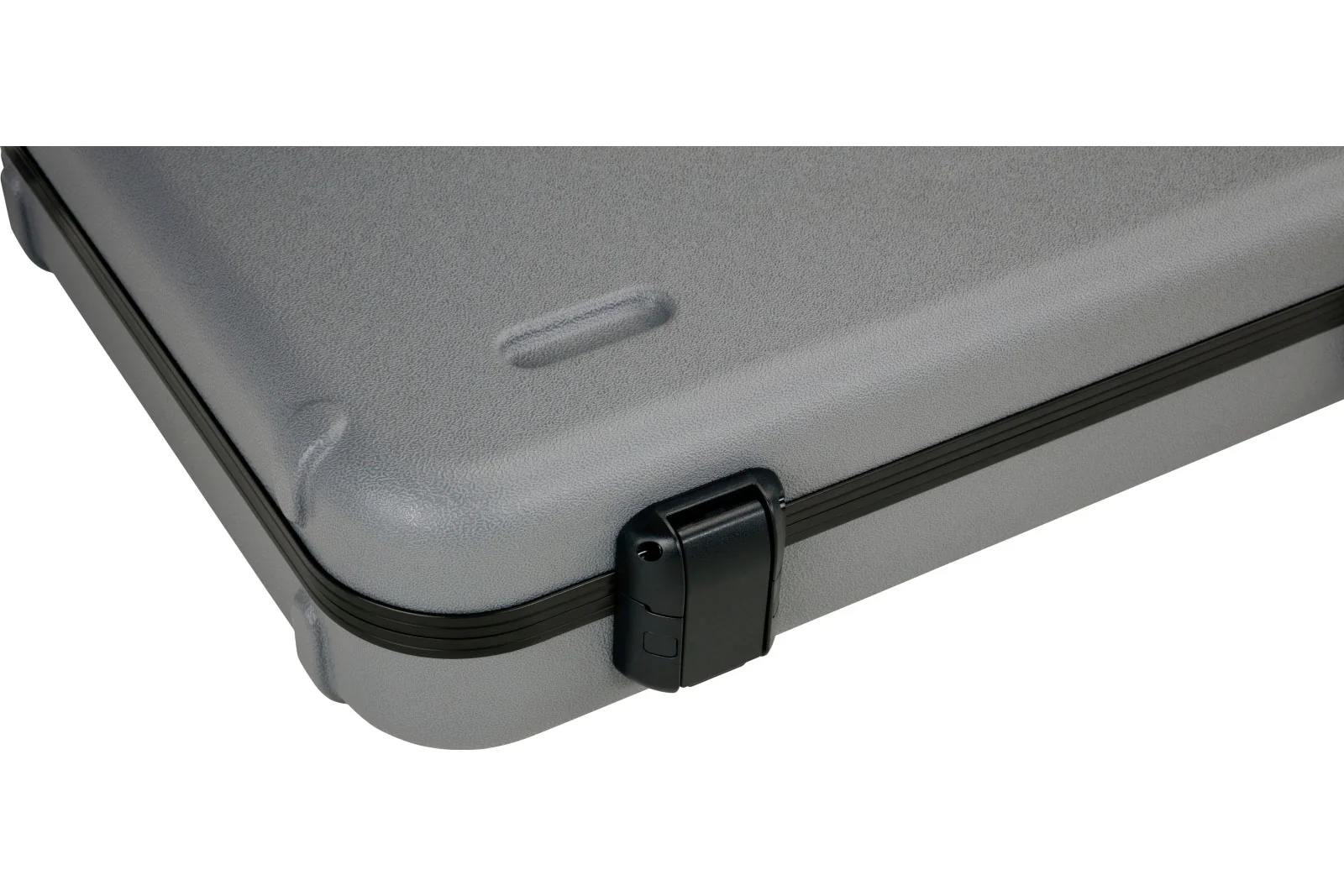 Fender Deluxe Molded Strat/Tele Case, Silver/Blue - Image 5