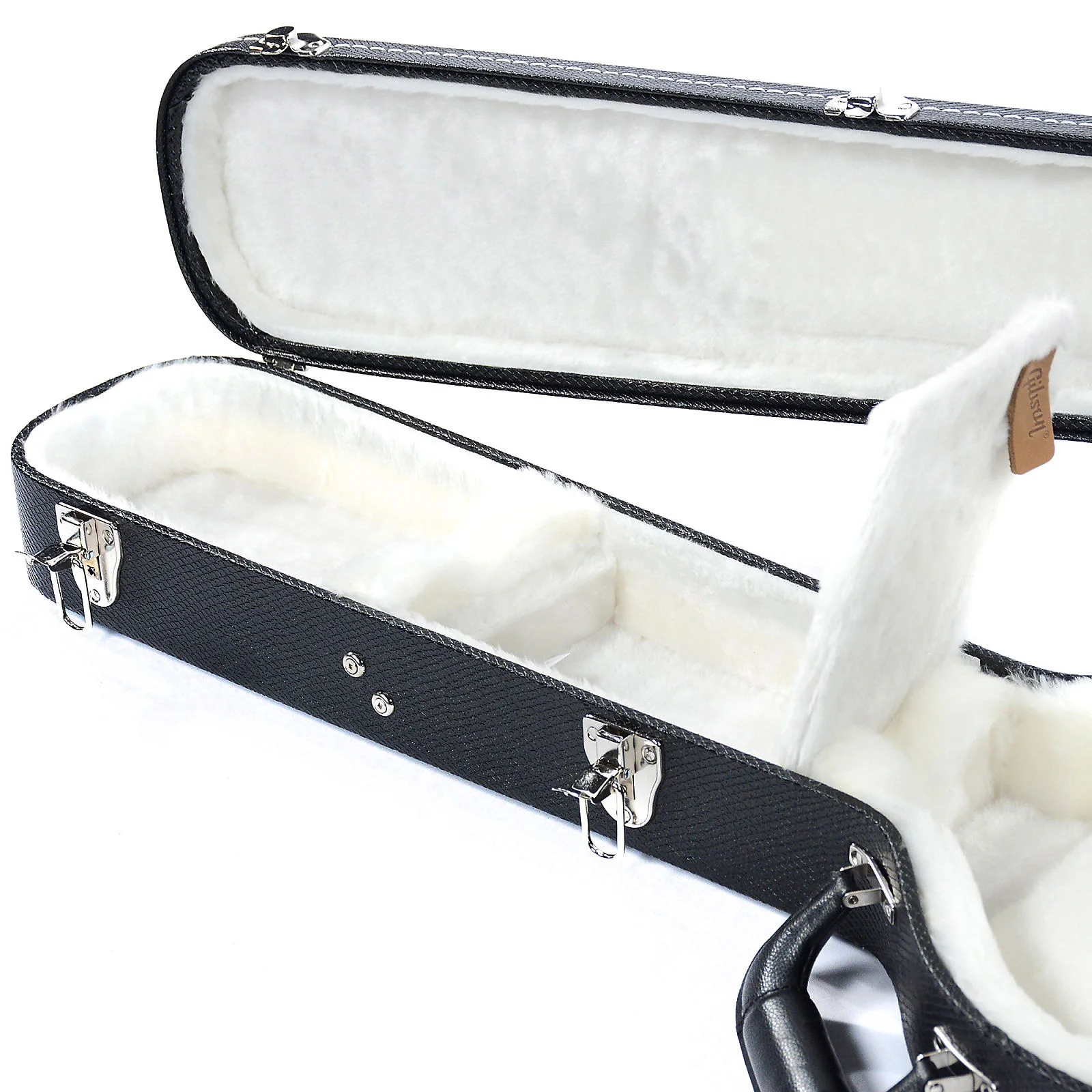 Gibson SG Hardshell Case Black with White Interior - Image 3