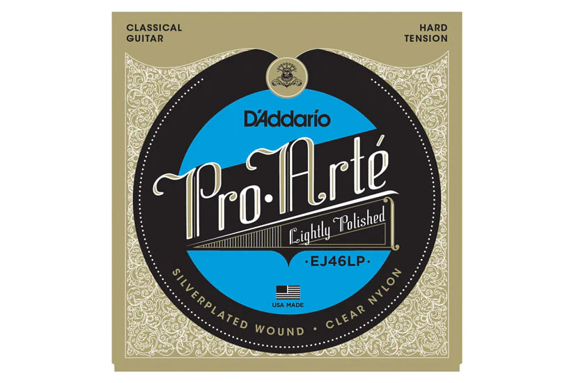 Daddario EJ46LP Pro-Arté Lightly Polished Composite, Hard Tension