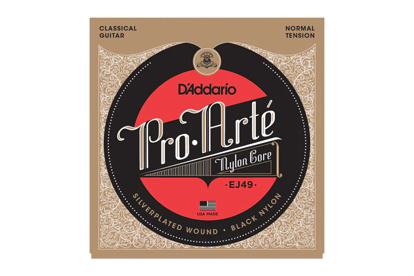 Daddario EJ49 Pro-Arté Black Nylon, Normal Tension