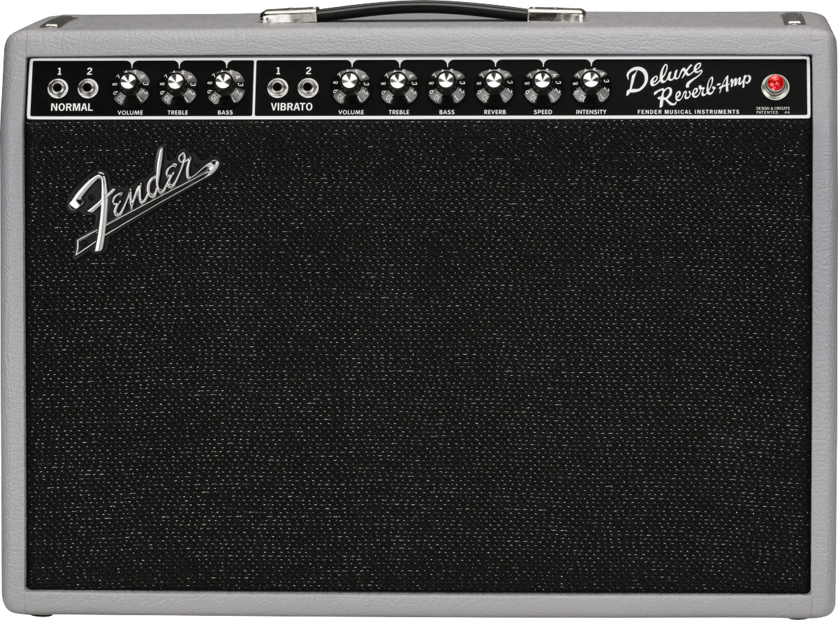 Fender 2020 Limited Edition '65 Deluxe Reverb, Slate Gray Redback - Image 4
