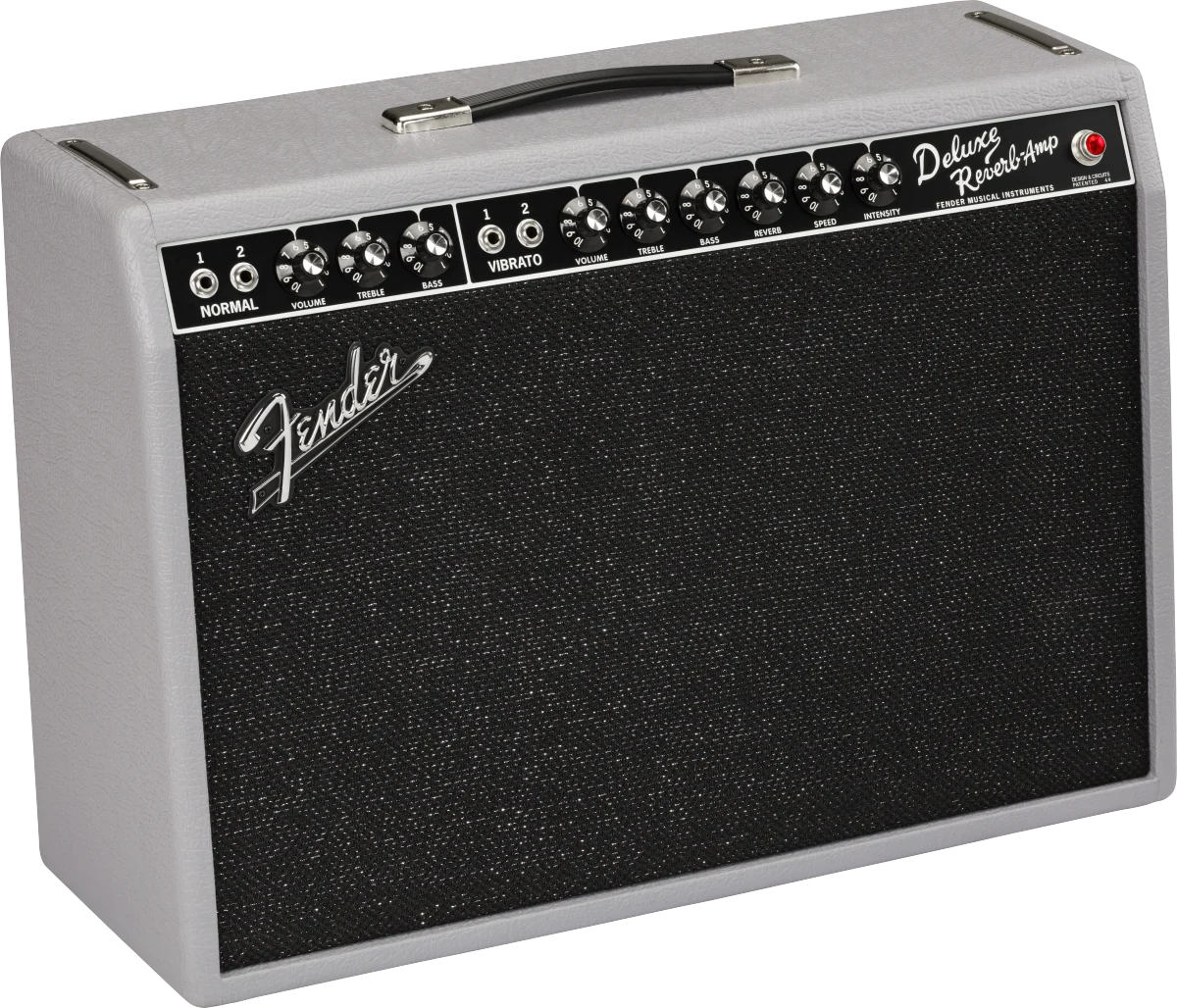 Fender 2020 Limited Edition '65 Deluxe Reverb, Slate Gray Redback - Image 7