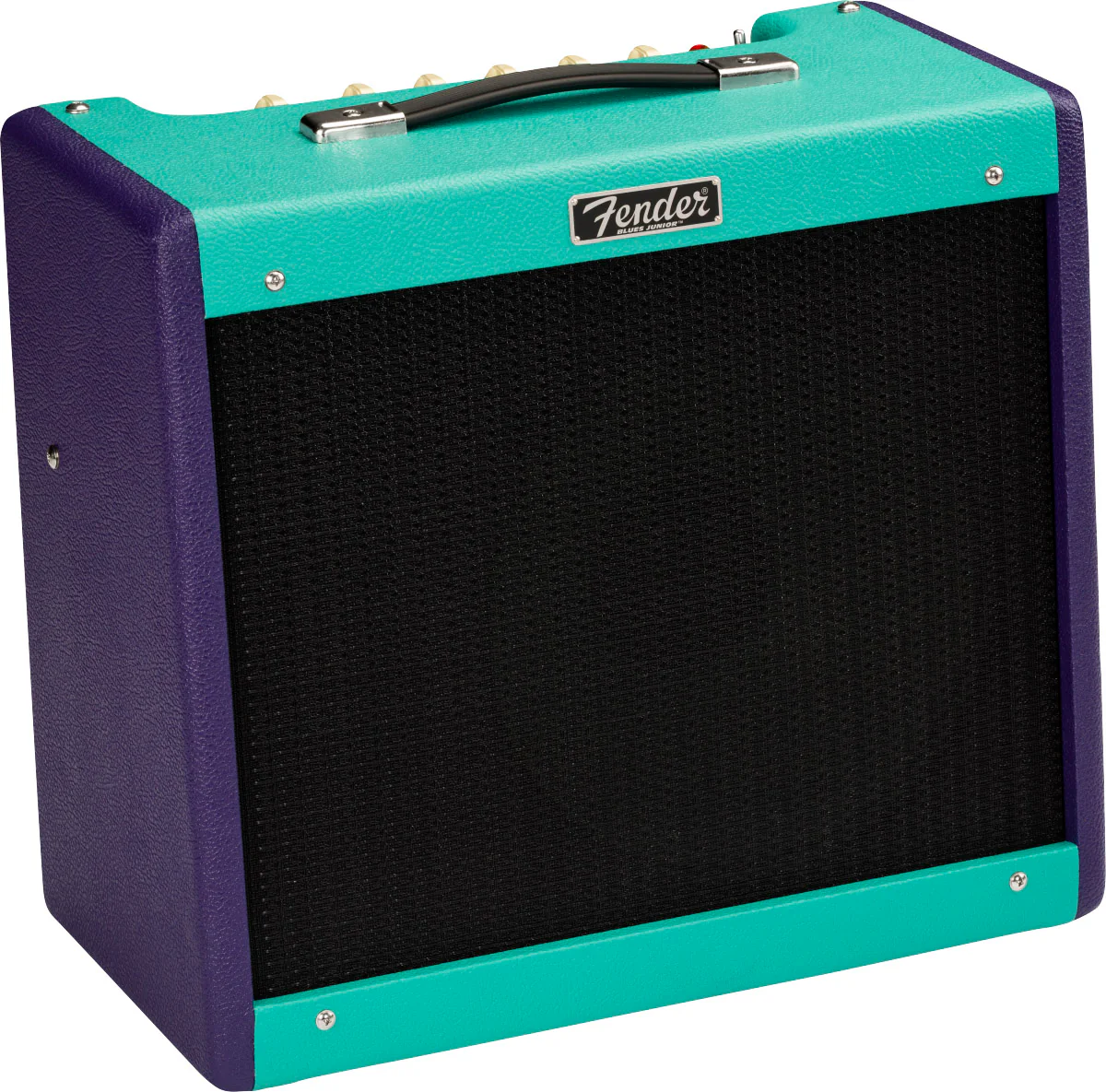 Fender Blues Junior Two-Tone Purple/Seaform - Image 2