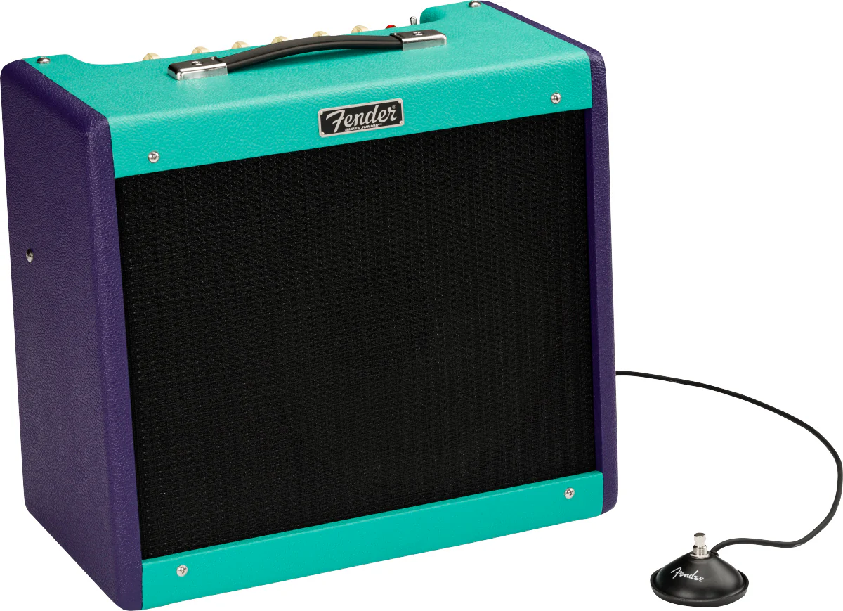 Fender Blues Junior Two-Tone Purple/Seaform - Image 5