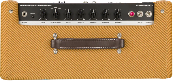 Fender Limited Edition Bassbreaker™ 15 Combo, Lacquered Tweed - Image 2