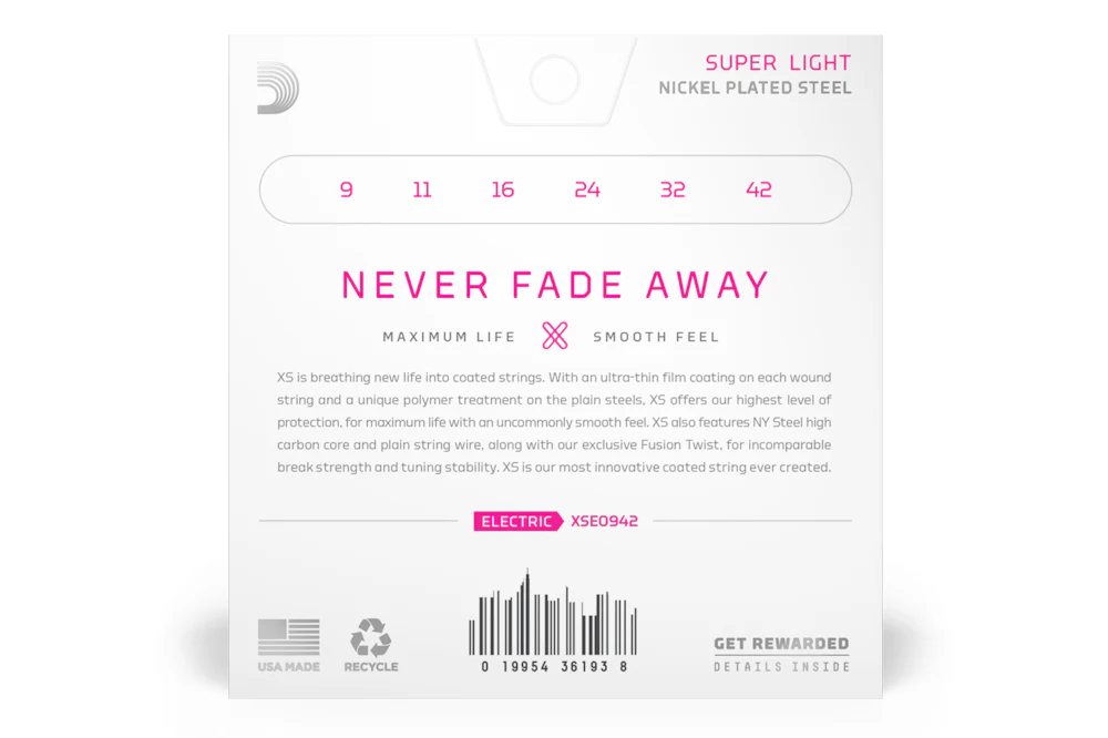 D'Addario 09-42 Super Light, XS Nickel Coated Electric Guitar Strings - Image 3