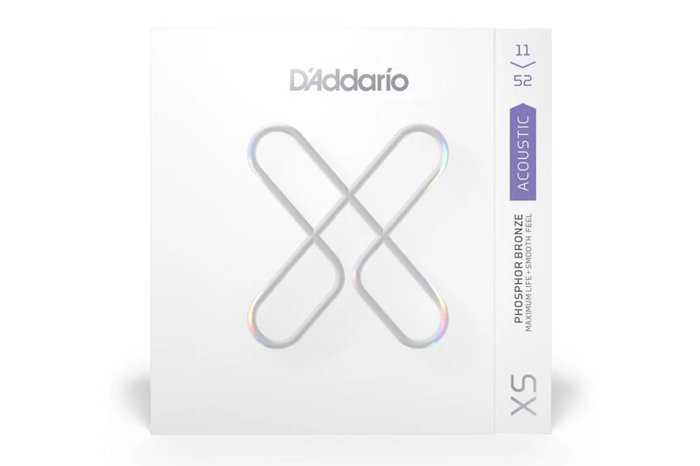 D’Addario 11 -52 Custom Light, XS Coated Phosphor Bronze
