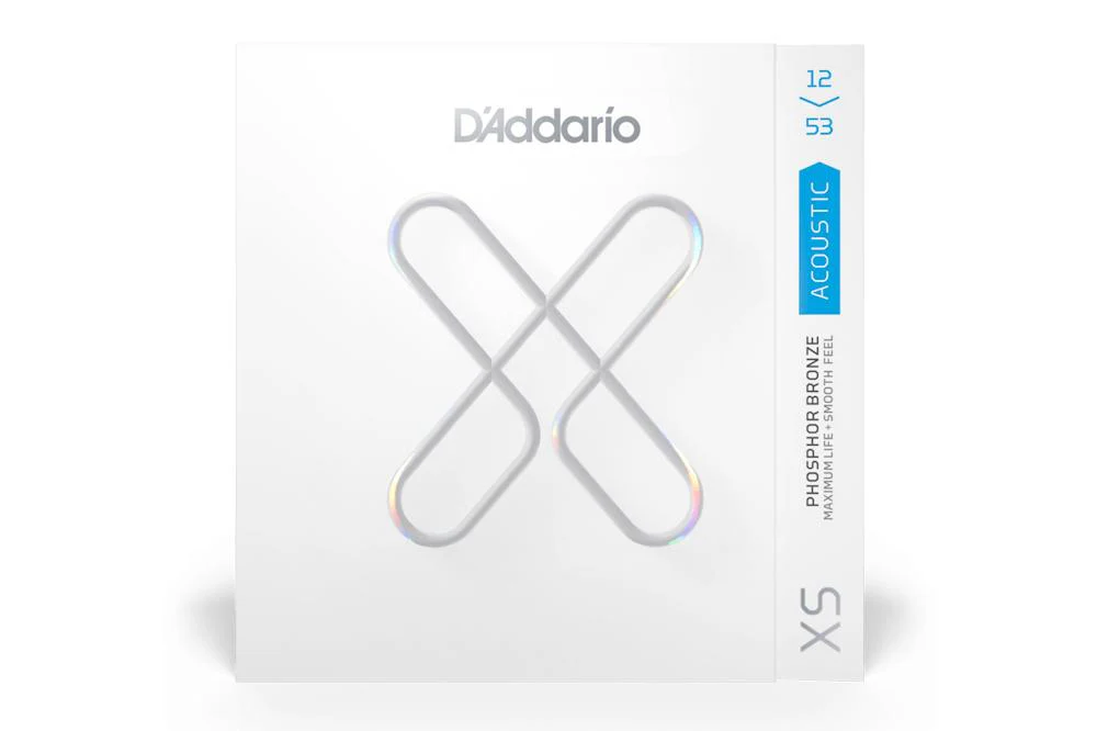D’Addario 12 -53 Light, XS Coated Phosphor Bronze