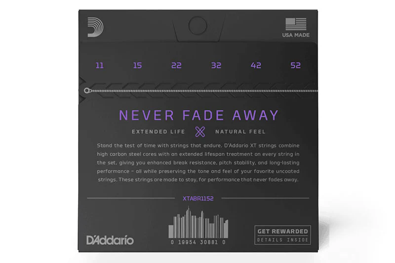 D'Addario Acoustic String XT 80/20 Bronze Custom Light 11-52 - Image 2