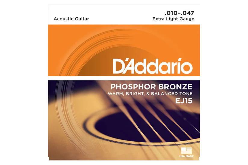 Daddario EJ15 Phosphor Bronze, Extra Light, 10-47