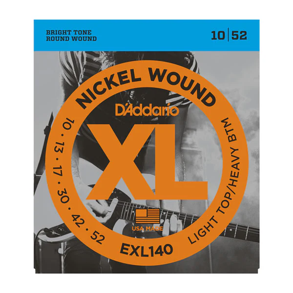 Daddario EXL140 Nickel Wound, Light Top/Heavy Bottom, 10-52 - Image 2