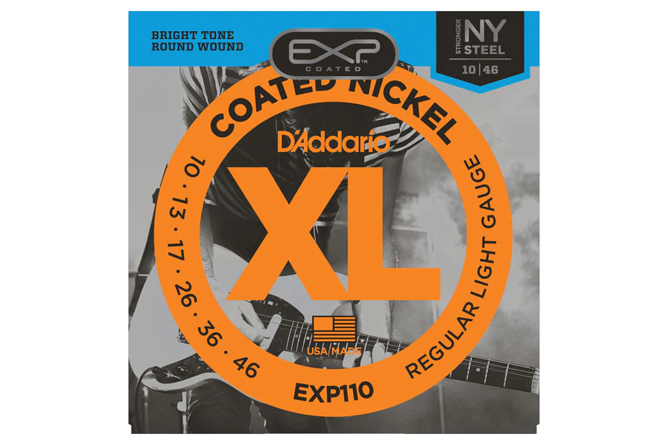 Daddario EXP110 Coated Nickel Wound, Light, 10-46
