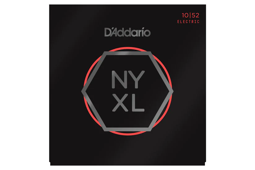 Daddario NYXL1052 Nickel Wound Electric Guitar Strings, Light Top / Heavy Bottom, 10-52