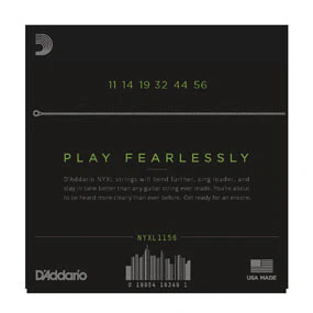 D'Addario NYXL1156 Nickel Wound, Medium Top / Extra-Heavy Bottom, 11-56 - Image 3