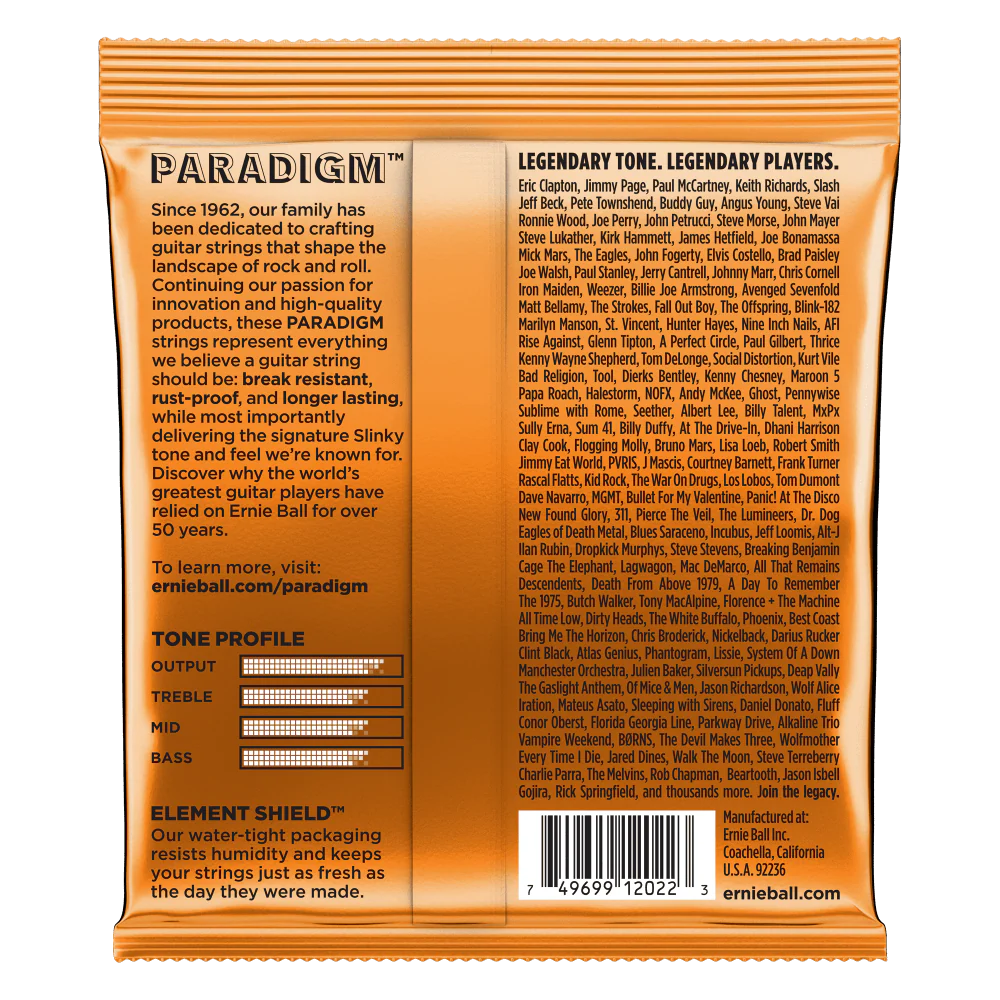 Ernie Ball Paradigm Hybrid Slinky Electric Guitar Strings 9-46 - Image 2