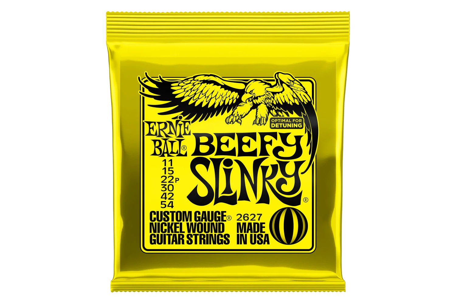 Ernie Ball Beefy Slinky Nickel Wound Electric Guitar Strings 11-54