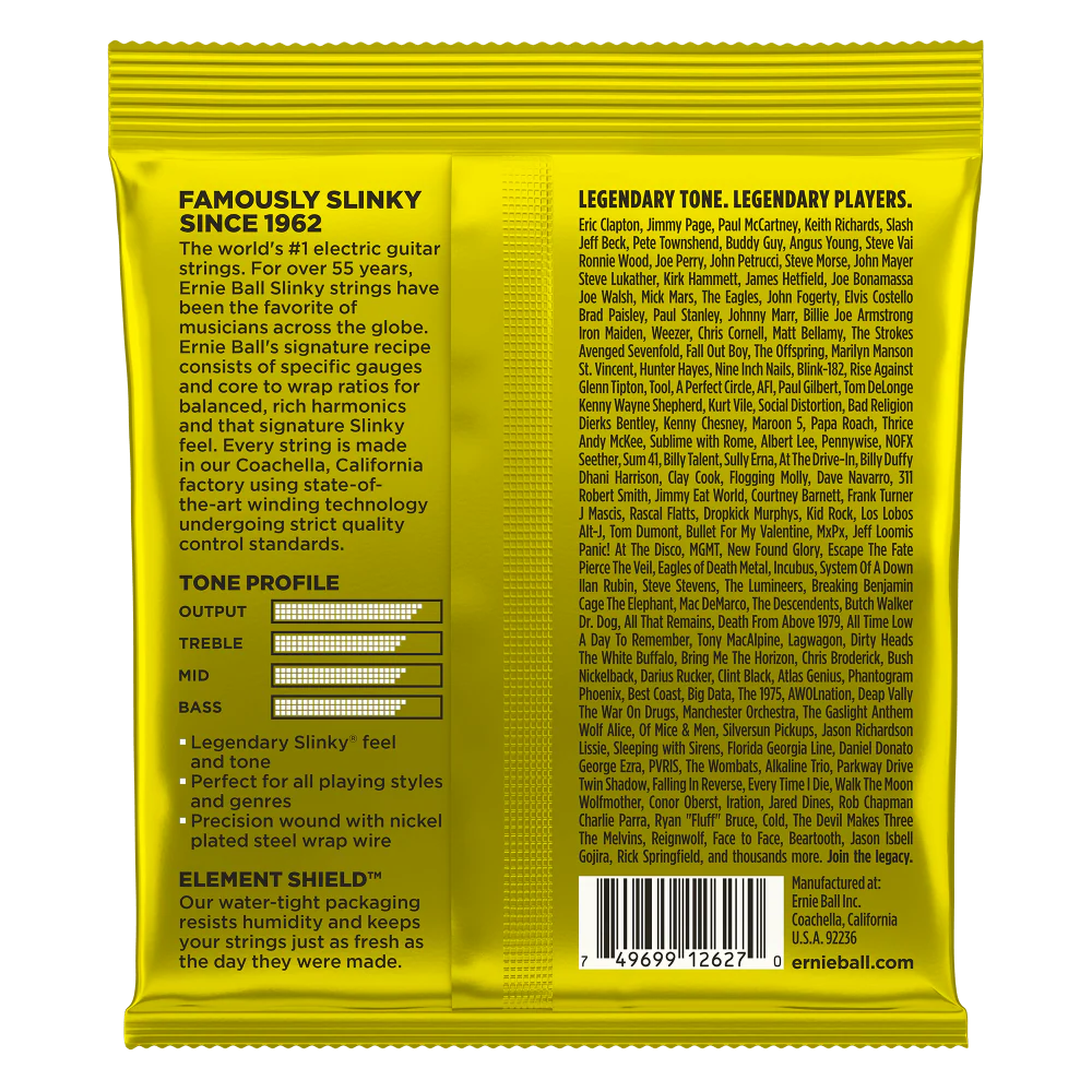 Ernie Ball Beefy Slinky Nickel Wound Electric Guitar Strings 11-54 - Image 2