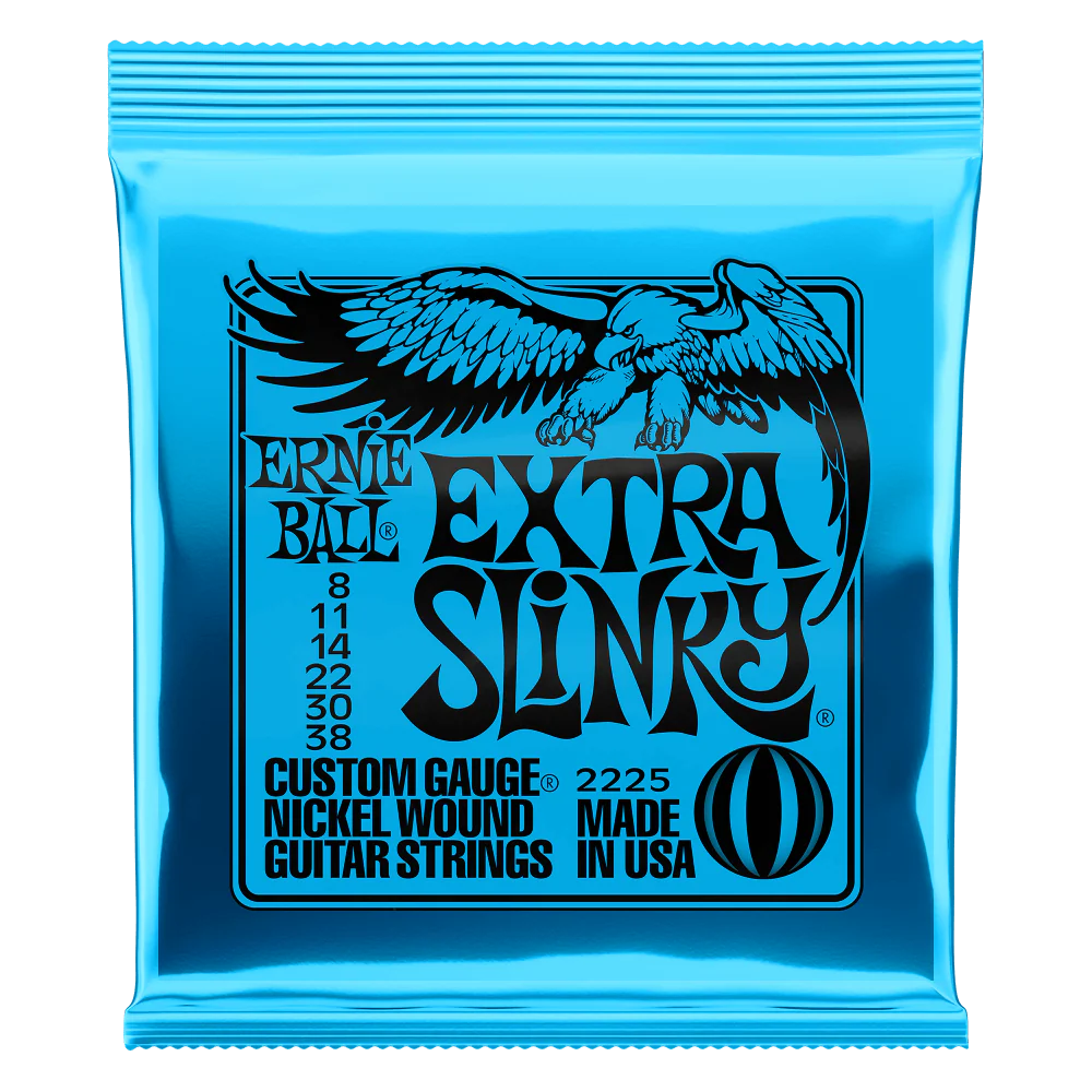 Ernie Ball Extra Slinky Nickel Wound Electric Guitar Strings 8-38 - Image 3