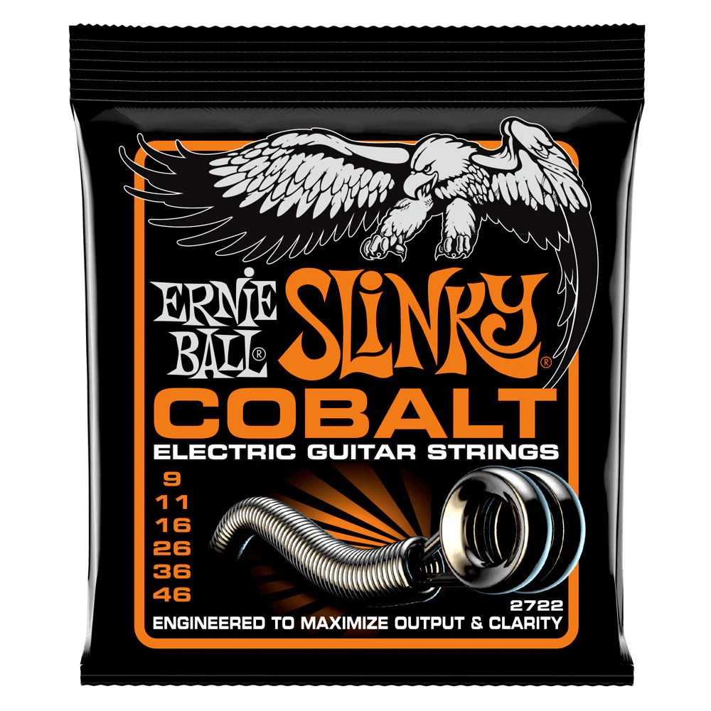 Ernie Ball Hybrid Slinky Cobalt Electric Guitar Strings 9-46 - Image 3