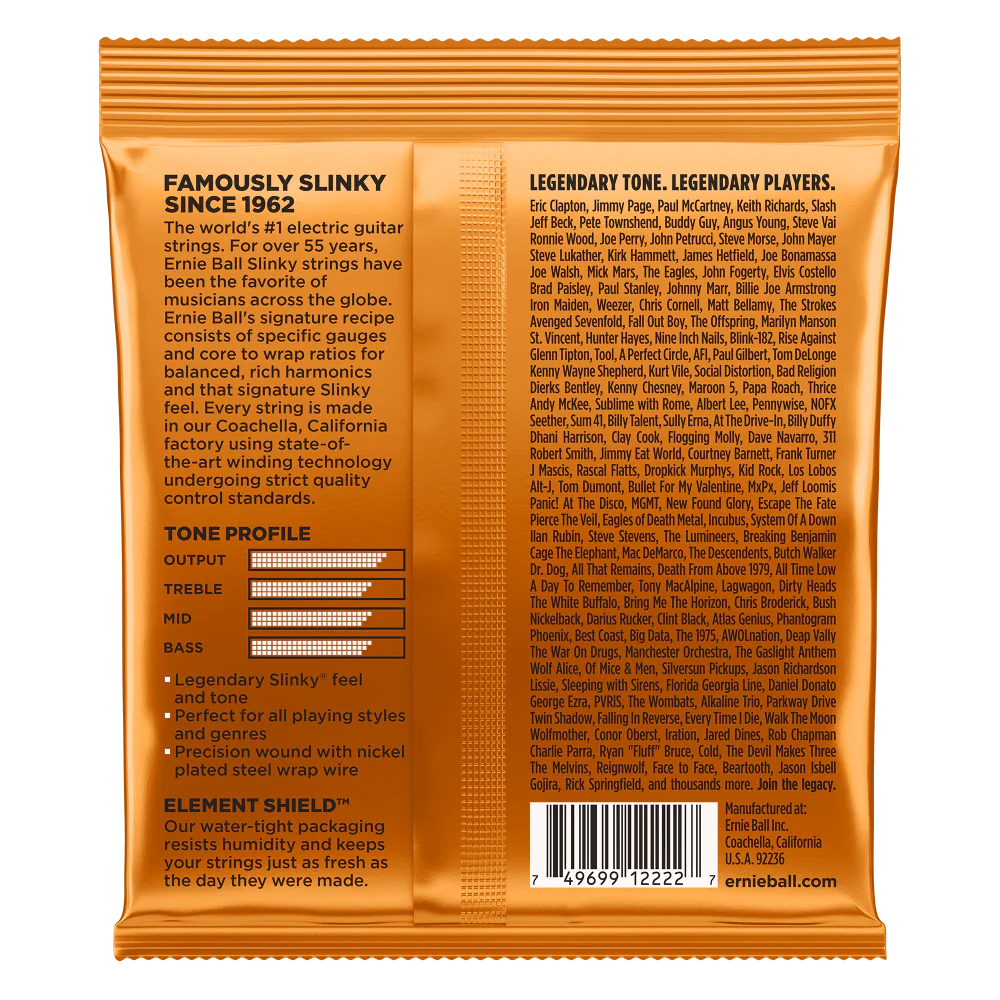Ernie Ball Hybrid Slinky Nickel Wound Electric Guitar Strings 9-46 - Image 2