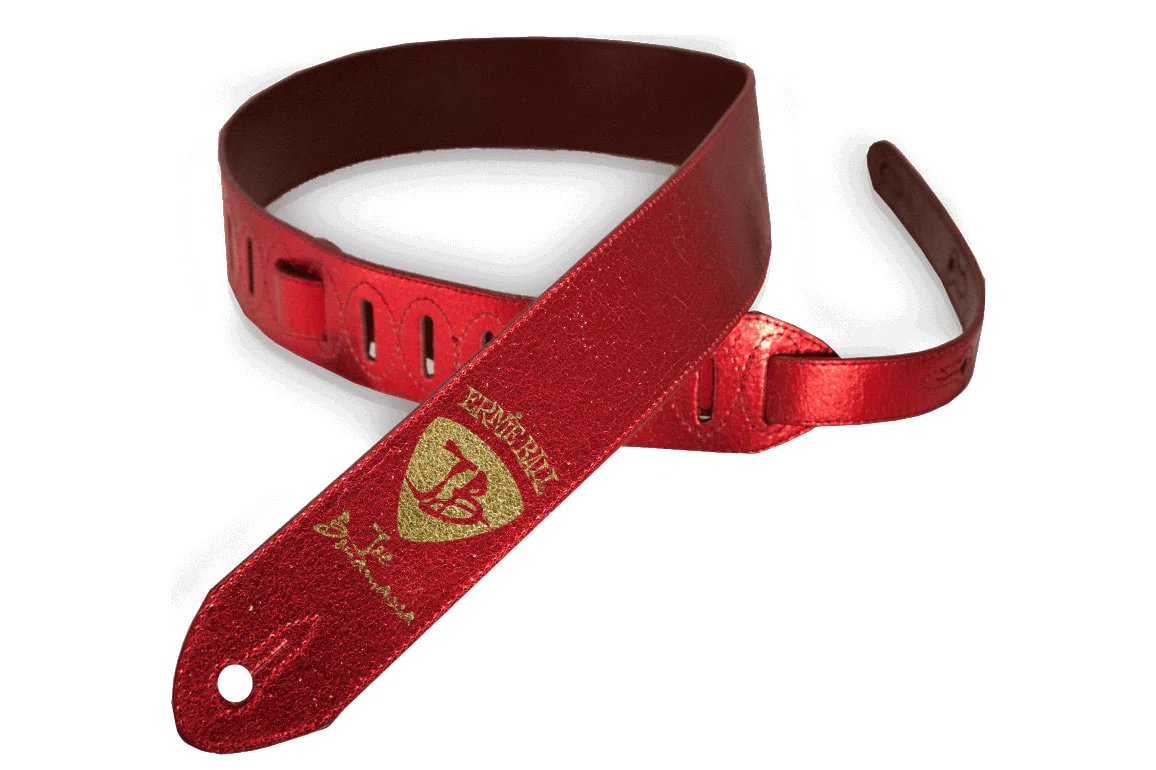 Ernie Ball Joe Bonamassa Red Foil Guitar Strap