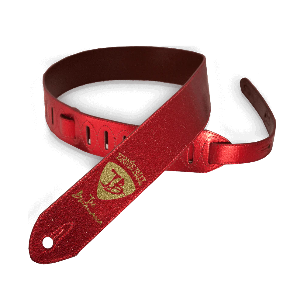 Ernie Ball Joe Bonamassa Red Foil Guitar Strap - Image 2