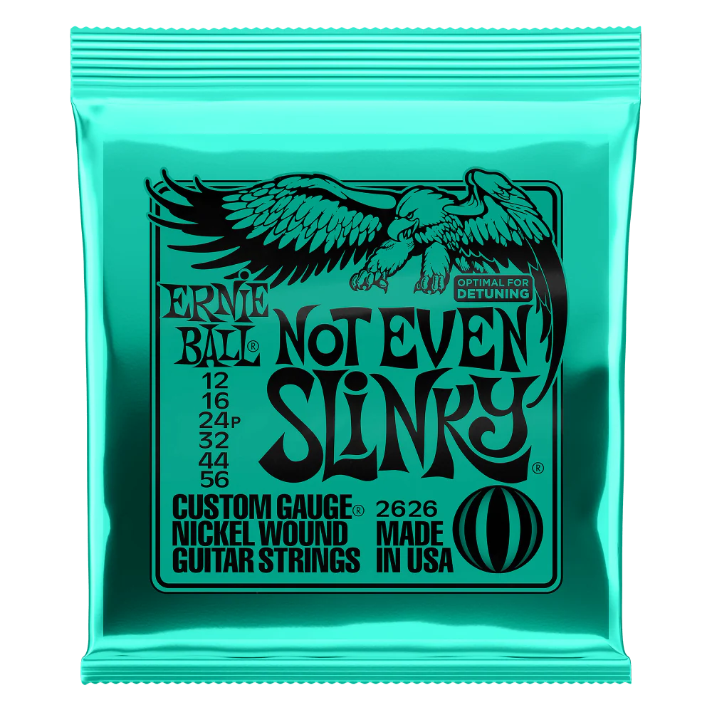Ernie Ball Not Even Slinky Nickel Wound Electric Guitar Strings 12-56 - Image 3