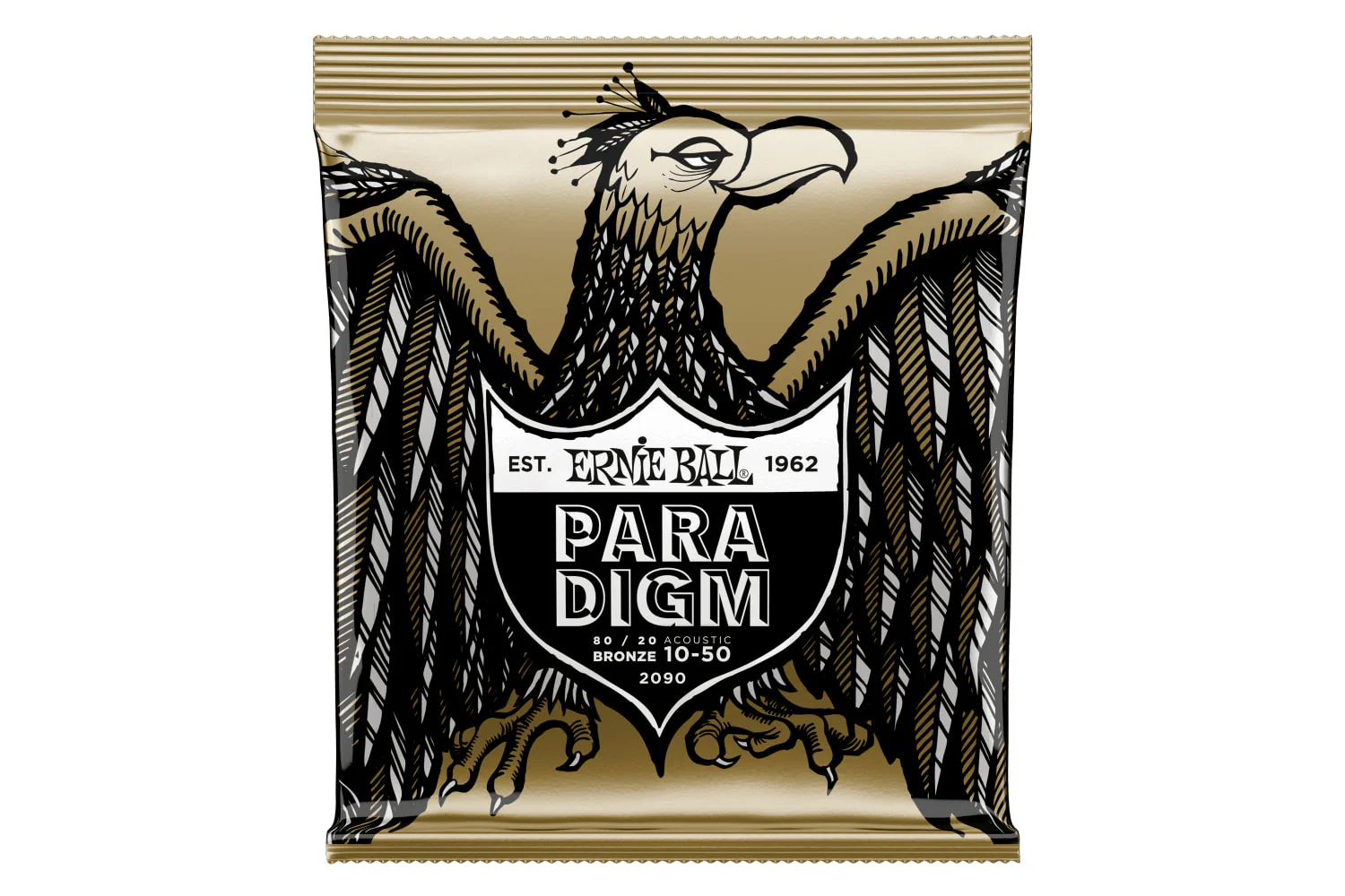 Ernie Ball Paradigm Extra Light 80/20 Bronze Acoustic Guitar Strings 10-50