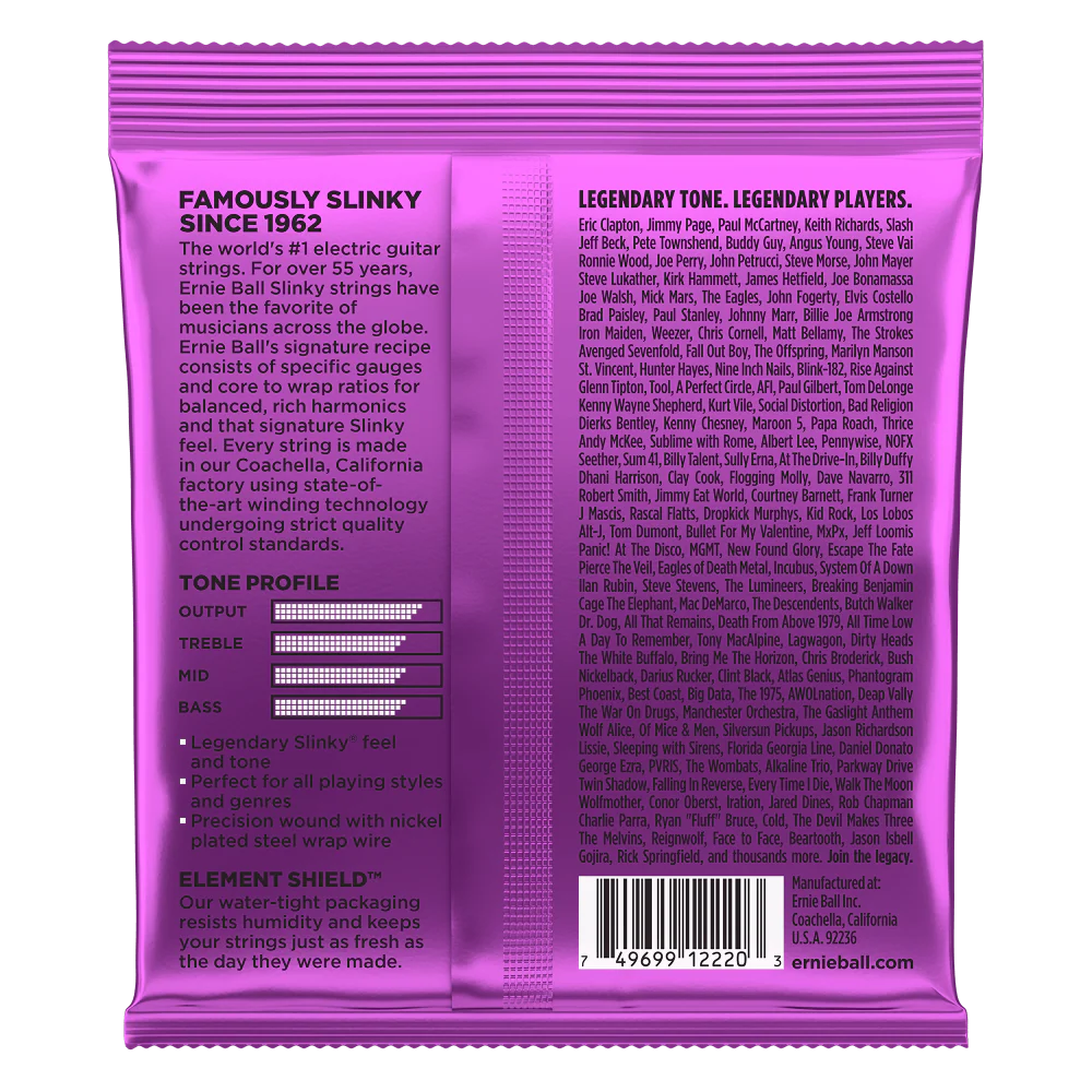 Ernie Ball Power Slinky Nickel Wound Electric Guitar Strings 11-48 - Image 2