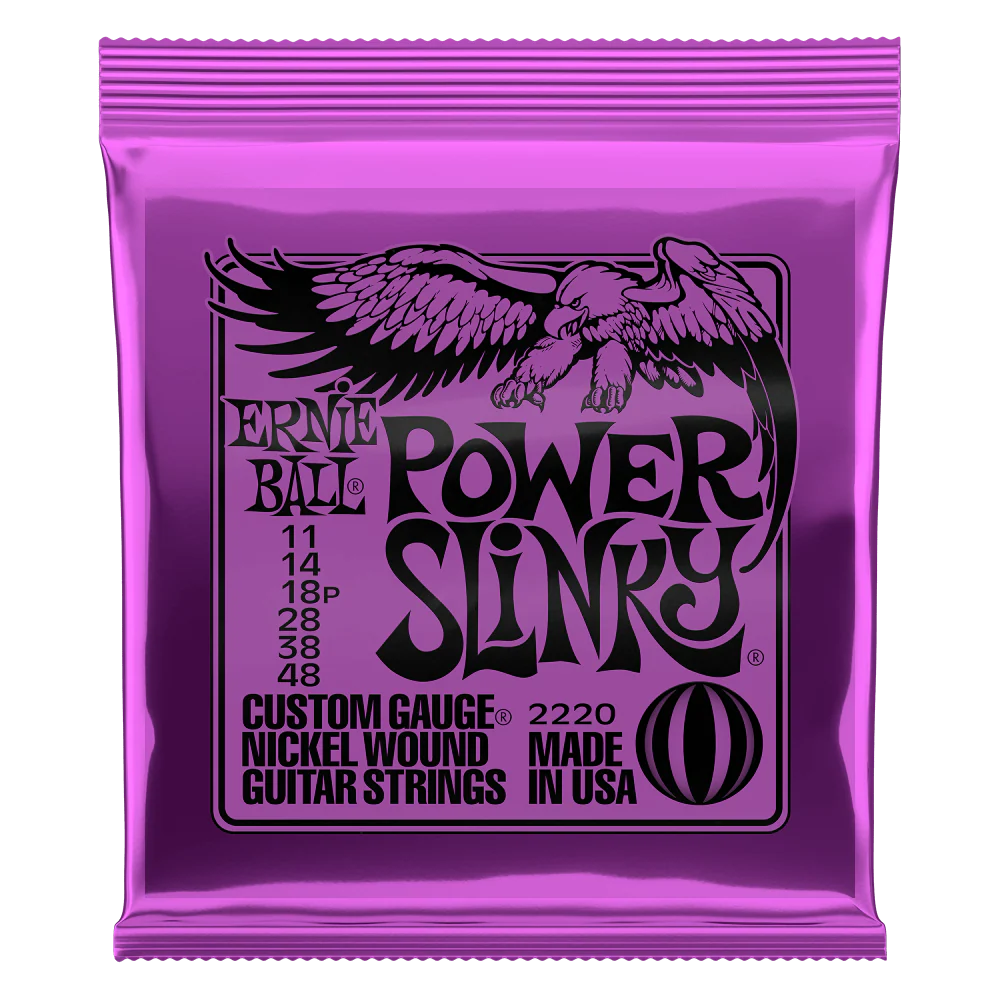 Ernie Ball Power Slinky Nickel Wound Electric Guitar Strings 11-48 - Image 3