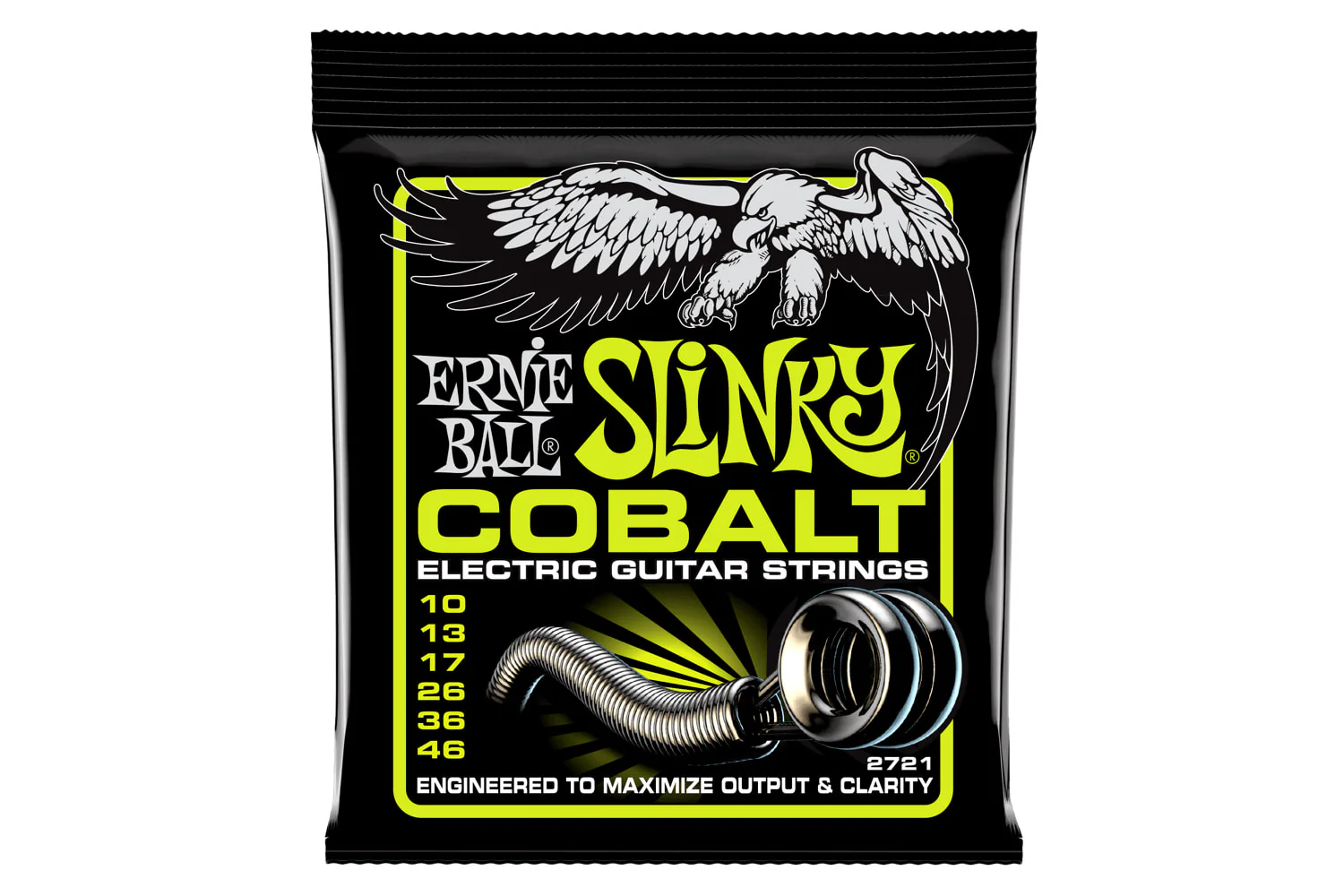 Ernie Ball Regular Slinky Cobalt Electric Guitar Strings 10-46