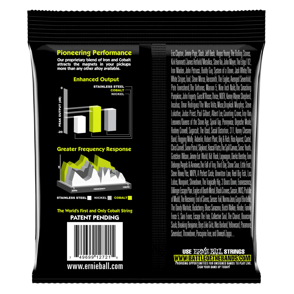 Ernie Ball Regular Slinky Cobalt Electric Guitar Strings 10-46 - Image 2