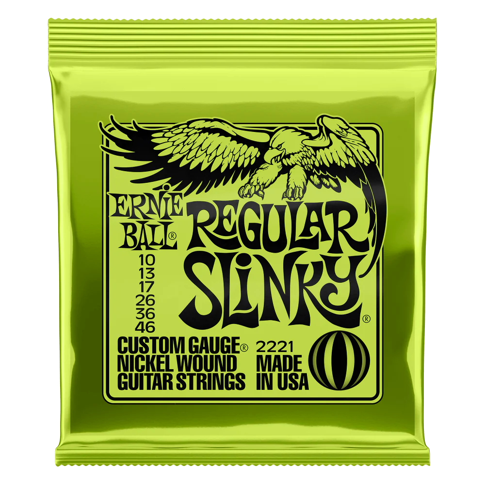 Ernie Ball Regular Slinky Nickel Wound Electric Guitar Strings 10-46 - Image 2