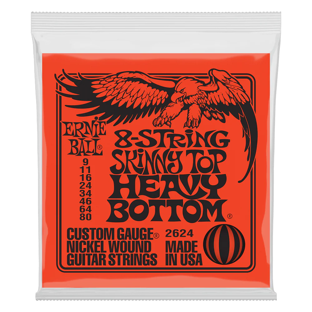Ernie Ball Skinny Top Heavy Bottom Slinky 8-String Electric Guitar Strings 9-80 - Image 3