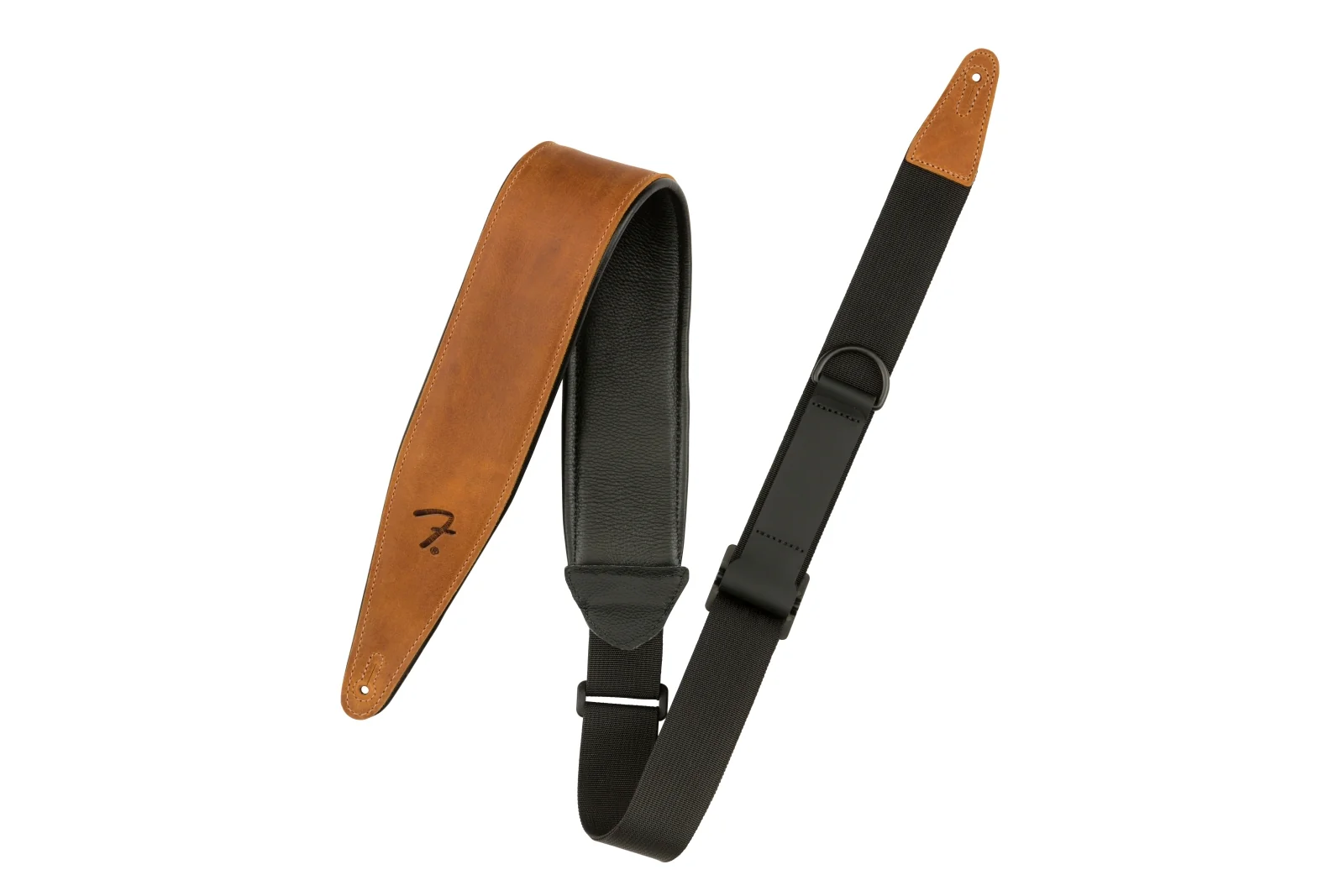 Fender 2.5" Right Height Leather Strap - Image 2