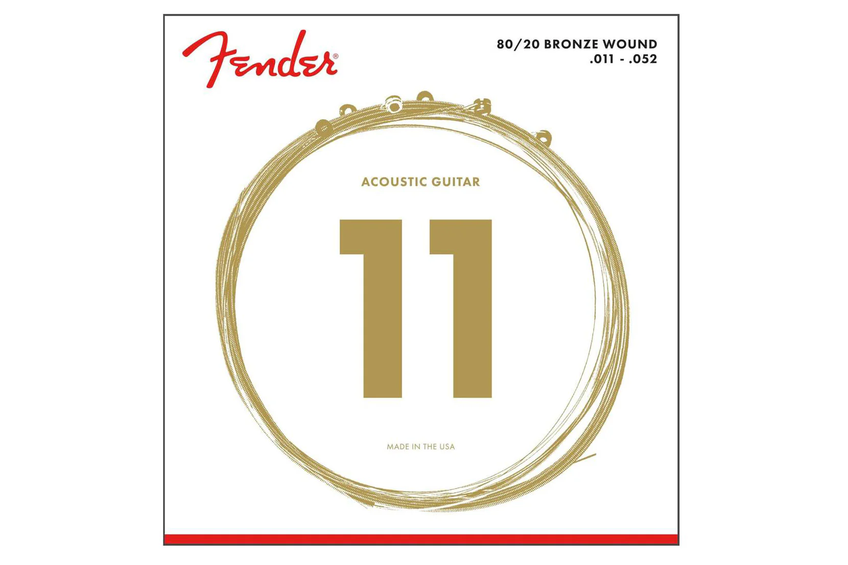 Fender 80/20 Bronze Acoustic Strings - Image 2
