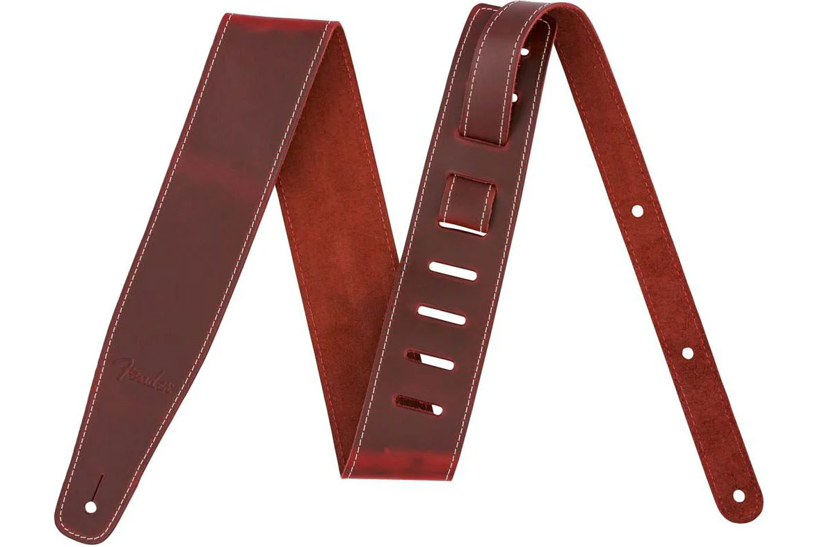 Fender Broken-In Leather Strap - 2.5"