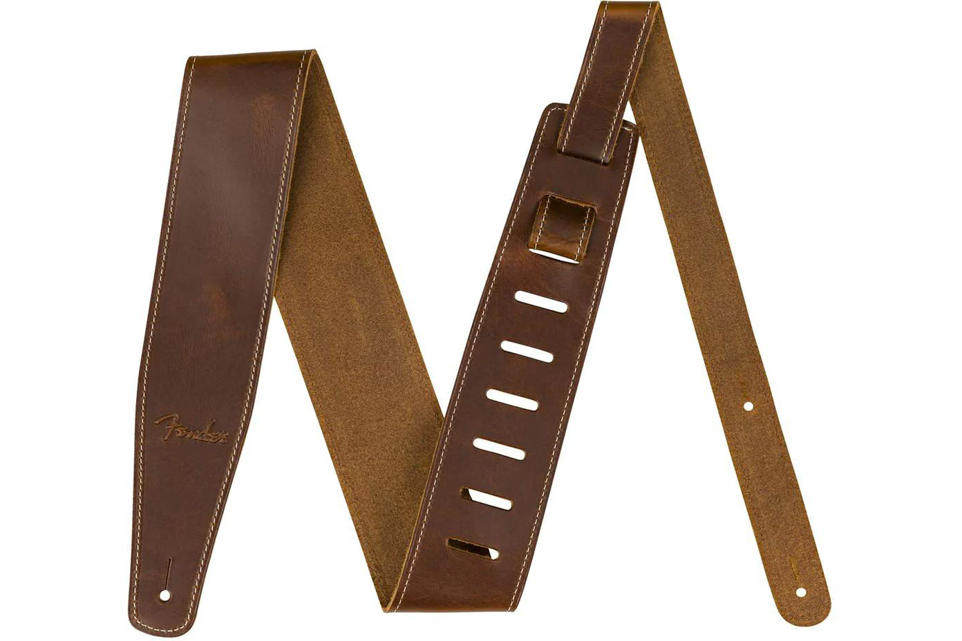 Fender Broken-In Leather Strap - 2.5" - Image 3