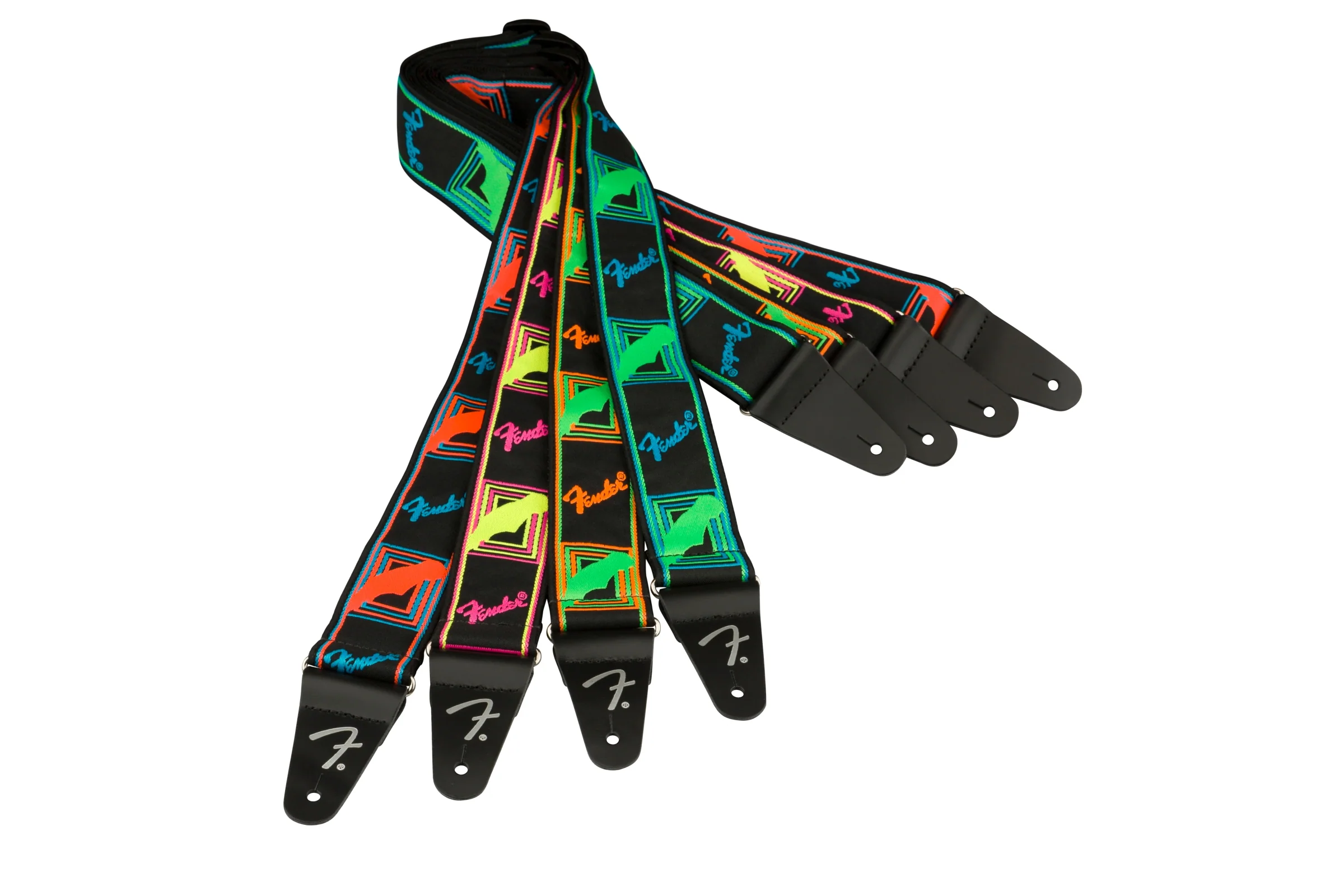 Fender Neon Monogrammed Strap - Image 3