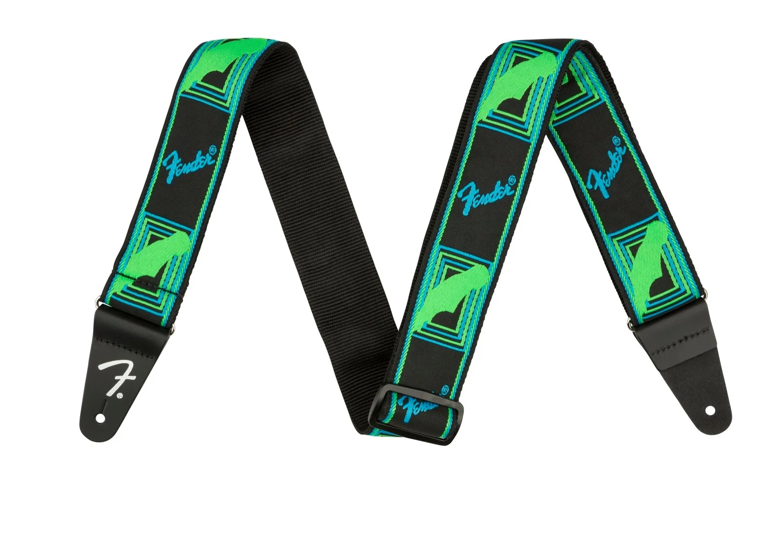 Fender Neon Monogrammed Strap - Image 6