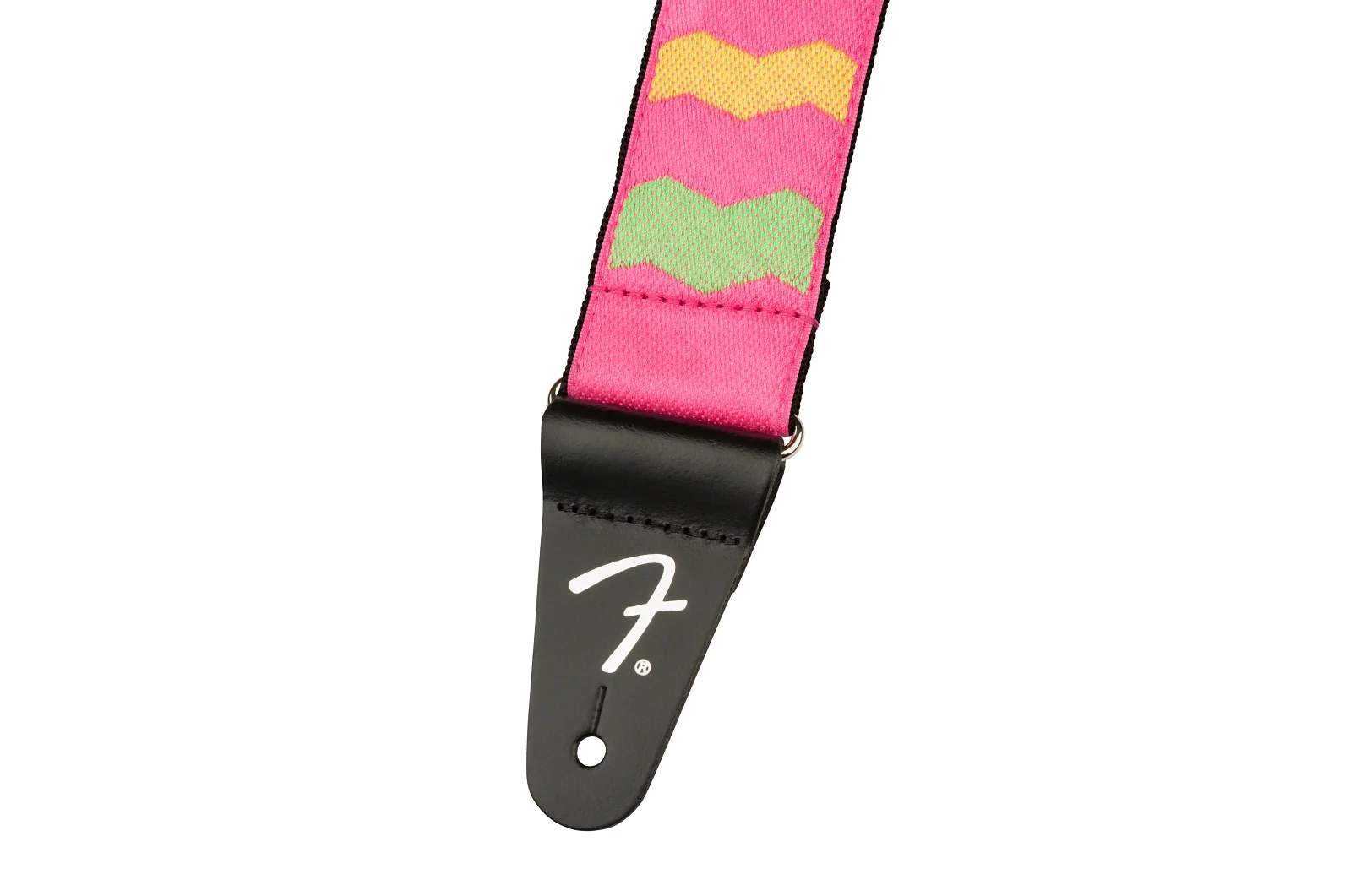 Fender MonoNeon Woven Neon Pink Strap - Image 2