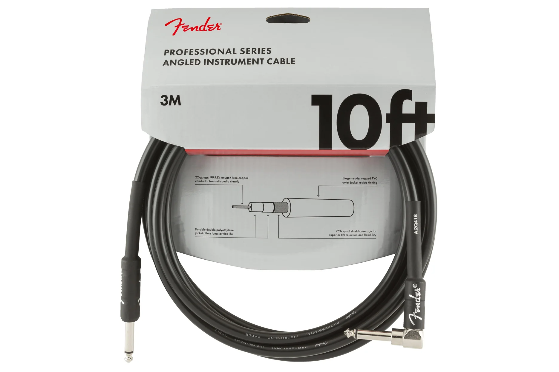 Fender Professional Series Instrument Cable (āļāļĢāļ-āļāļ)
