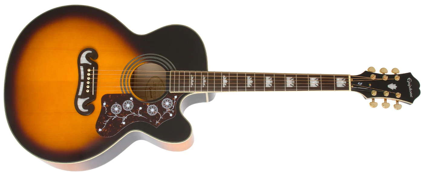 Epiphone EJ-200SCE Acoustic - Image 3