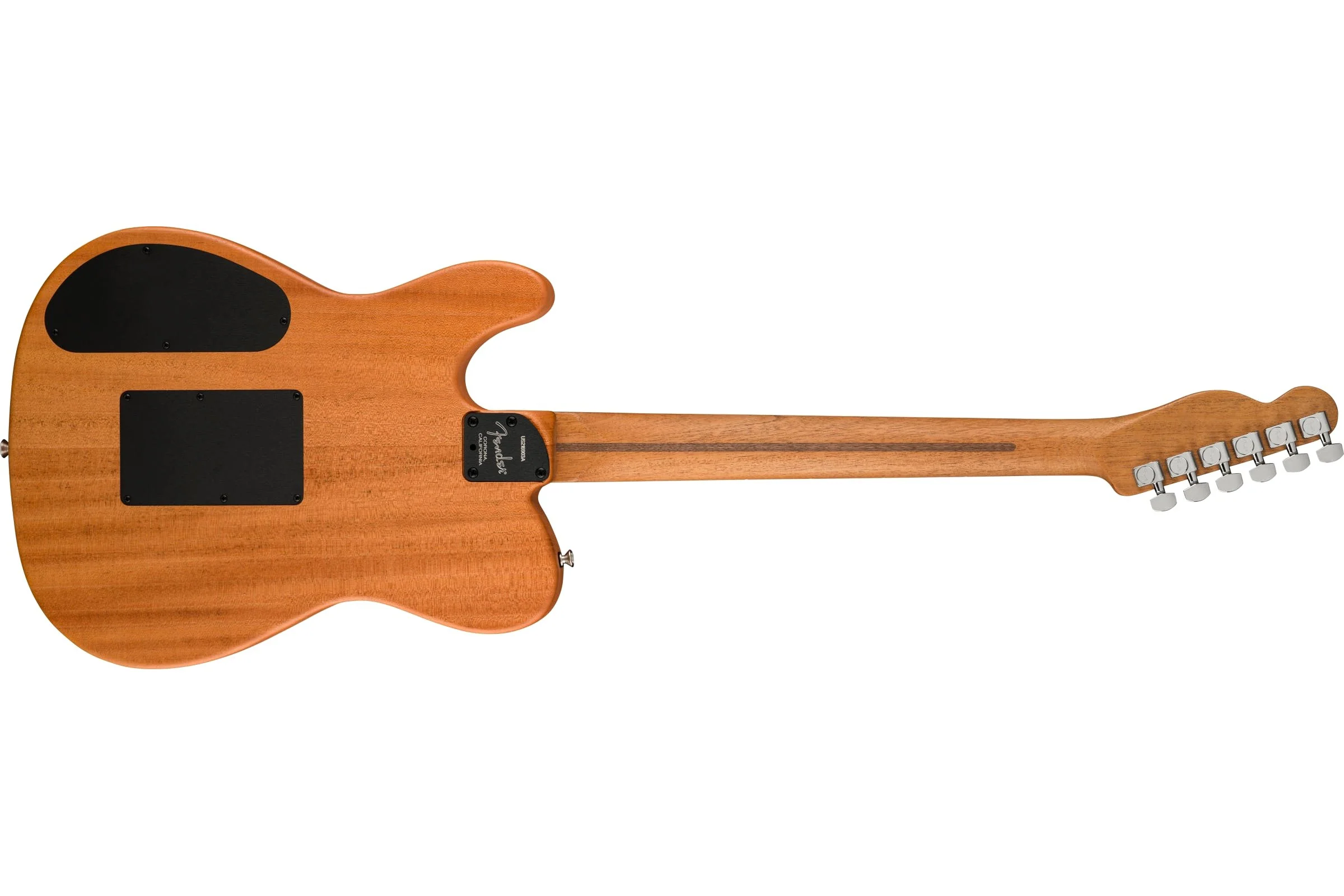 Fender American Acoustasonic Telecaster Black Paisley - Image 4