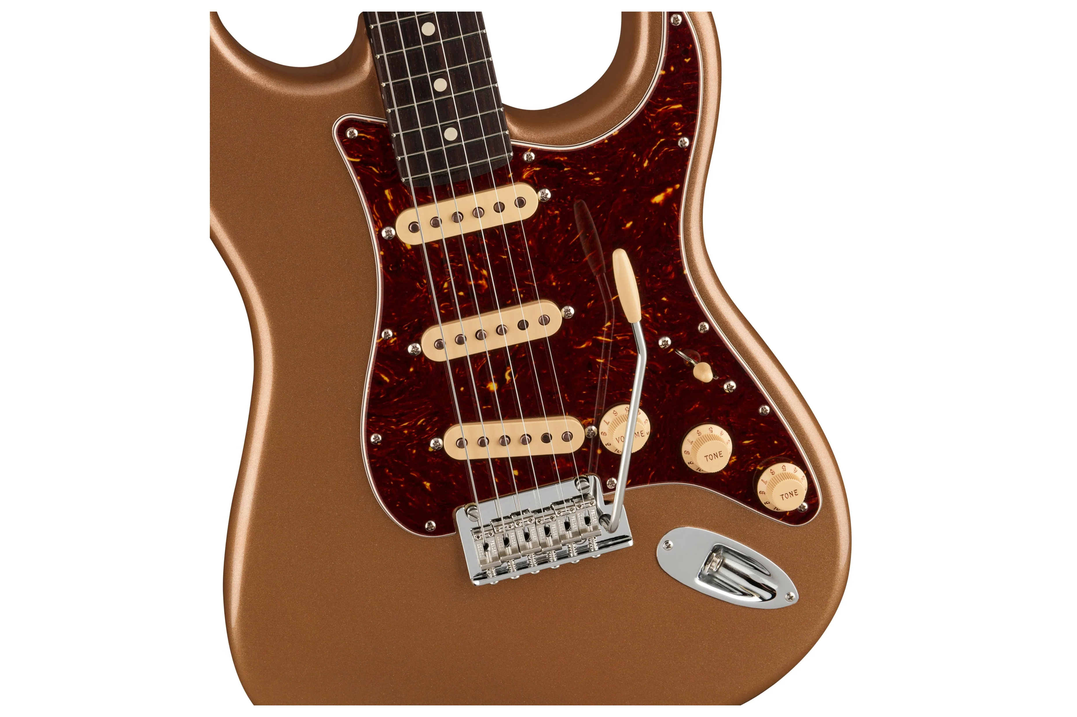 Fender American Professional II Stratocaster Firemist Gold - Image 4
