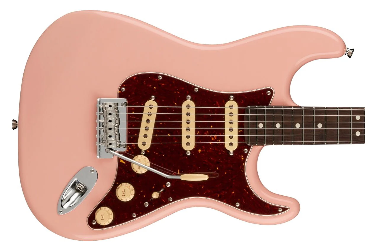 Fender American Professional II Stratocaster Shell Pink - Image 2