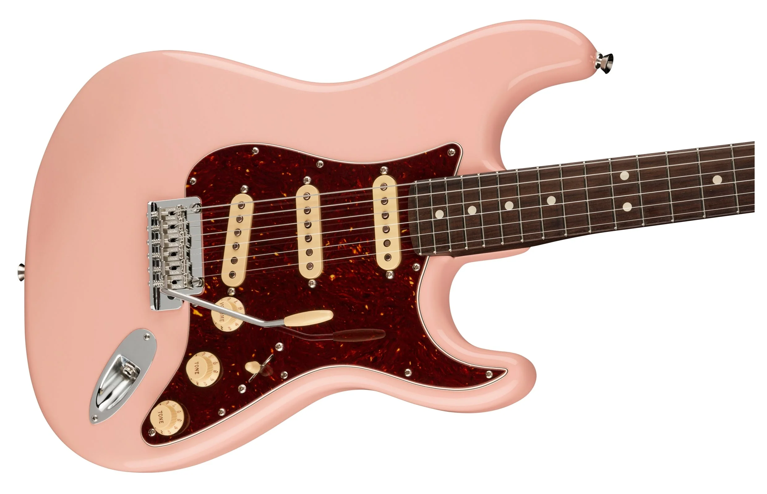 Fender American Professional II Stratocaster Shell Pink - Image 3