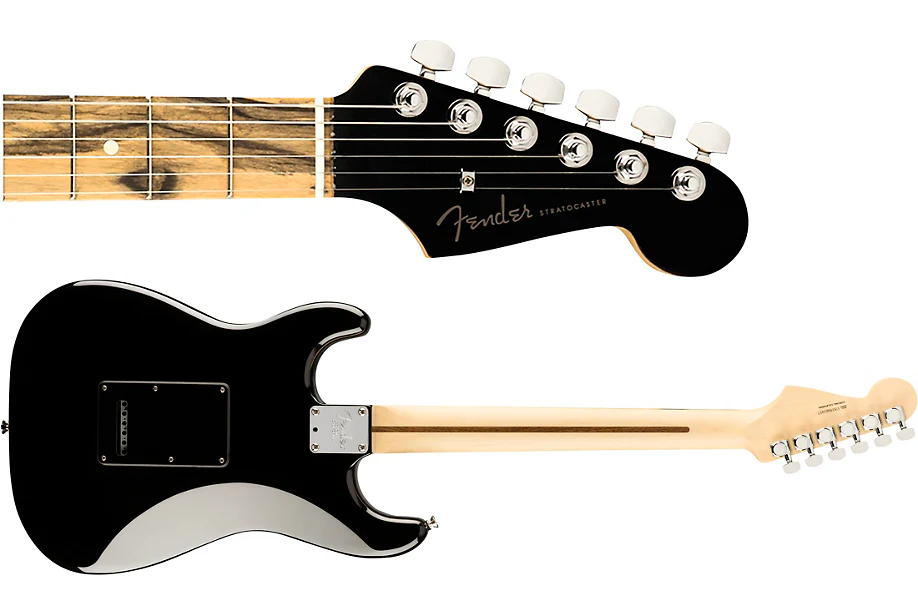 Fender American QMT Stratocaster HSS Pale Moon - Image 4