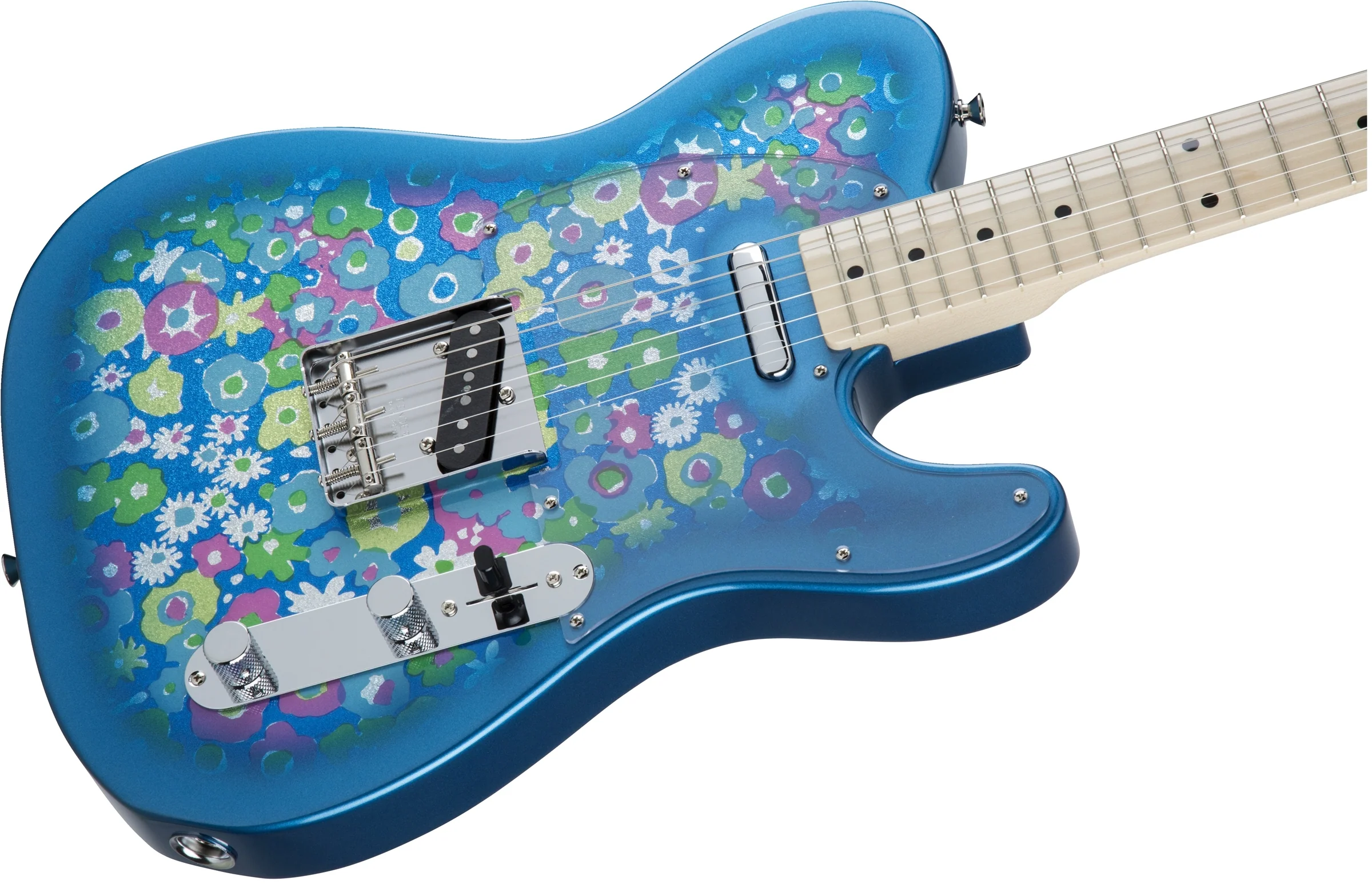 Fender Classic 69 Blue Flower Telecaster - Image 4