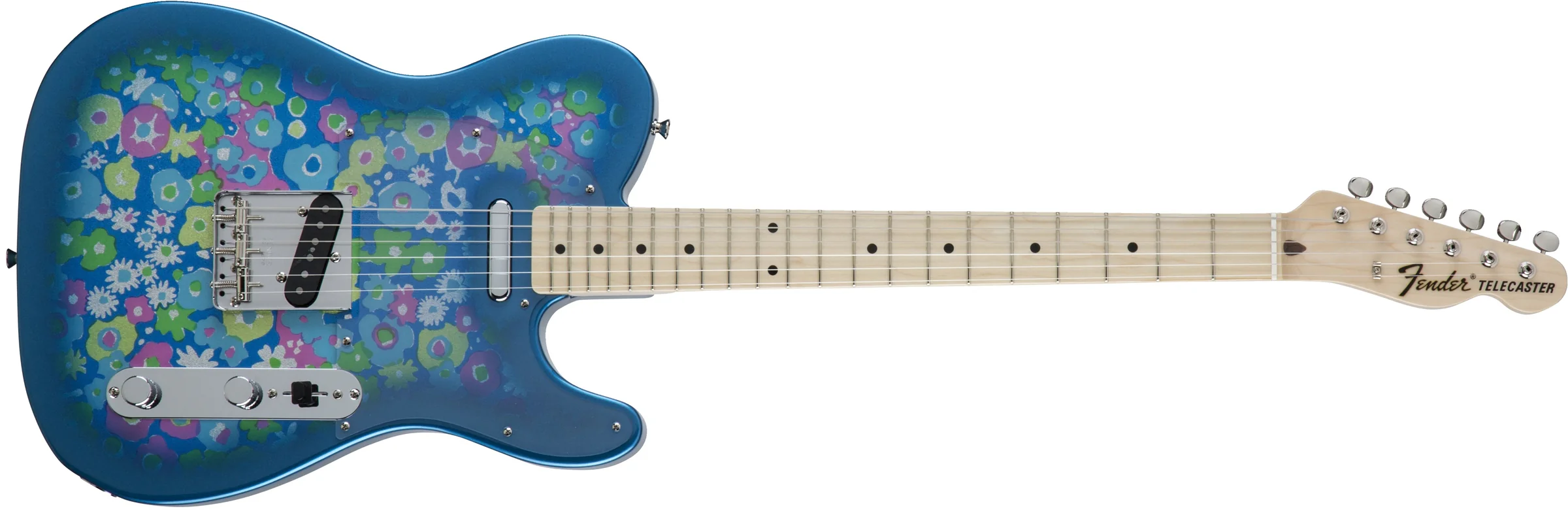 Fender Classic 69 Blue Flower Telecaster - Image 6